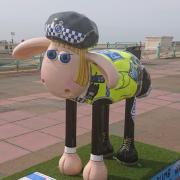 WPC Gracie has been temporarily removed from the Shaun by the Sea art trail for repairs