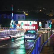 Emergency services were called to the scene of a crash at the Newhaven Swing Bridge