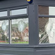 A youth club has seen more windows smashed following vandalism last month