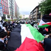 A previous Palestine protest in London