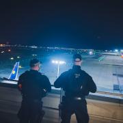 Police at Gatwick Airport