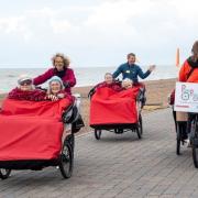 Six charities in Sussex have been given the King's award for voluntary service. Pictured is Pedal People, a group of cyclists who help people with dementia get out and about