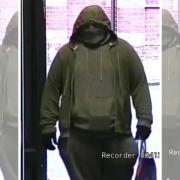 A wannabe bank robber in Lloyds in High Street, Uckfield