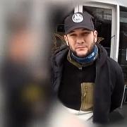 A body-worn video still after Dovtaev's arrest