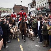 A previous hunt parade in Lewes.
