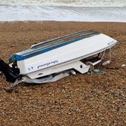 The boat was found on Saltdean beach.