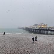 Brighton in the snow