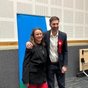 Council leader Bella Sankey and newly-elected councillor Josh Guilmant