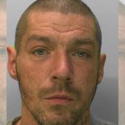 Kristopher Everitt has been jailed after he wiped blood on another person's face