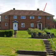 The plans would see the family home (right) turned into a house in multiple occupation (HMO)