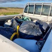 More than 30 bags of rubbish have been collected this year from the Seven Sisters Country Park