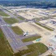 The second runway (right) at Gatwick will be brought into full time use if plans go ahead