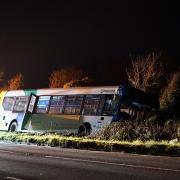 A bus crashed in Lewes