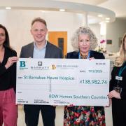 Over £130,000 was given to the hospice charity