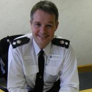Graham Bartlett in police uniform