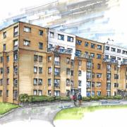 Developers want to build two storeys on an existing block of flats