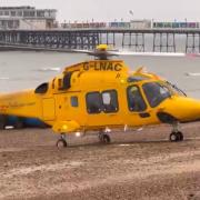 Air ambulance called as pedestrian struck by van on seafront - live updates