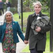 Husband and wife Nigel and Sheila Jacklin are in court over a 'neighbour dispute'