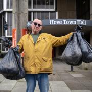 Dog walker Chris Pickles brought the bags to the council's front door