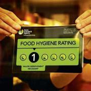 A Worthing takeaway has been given a one-out-of-five food hygiene rating