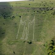 The Long Man of Wilmington in the South Downs