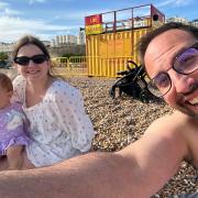 A father from Peacehaven rescued a woman from drowning on Brighton beach