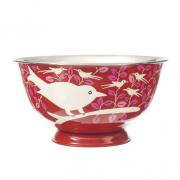 Eva red bowl by Oxfam