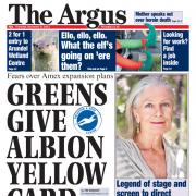 The Argus front page story in the December 8 edition