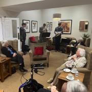 The boys impressed residents and guests with a variety of pieces, including the Star Wars intro.