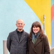 Green Party Deputy Leader Rachel Millward with Cllr Brett Wright.