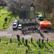 The Woodvale volunteer group held a successful event at Portslade cemetery on Mother's Day.
