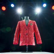 Specially created one‑of‑a‑kind Butlin’s Rhinestone Redcoat, designed to mark the seaside resort’s 90th anniversary.