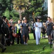 Zachary Narvaez was the first torchbearer on Tuesday, July 17