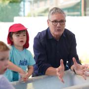 Prime Minister Sir Keir Starmer during a visit to Acorn Nursery, Portslade