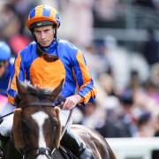 Ryan Moore aboard Scandinavia after winning the Gold Cup last year