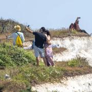 Visitors to Birling Gap have been standing too close to the edge