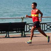 Dr Rashaad Shabab completed his 100th marathon in May 2026 at Ardingly Reservoir in the East Sussex countryside.