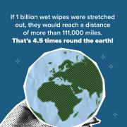 Wet wipes have become one of the biggest causes of sewer blockages.