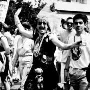 Were you this flamboyant marcher in the Brighton Pride parade in 1992?