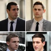 Clockwise from top left: Steve Cook, George Baker, Anton Rodgers and Lewis Dunk