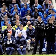 Gus Poyet looks on as Albion went down 2-0 to Crystal Palace in the play-off semi-final second leg at The Amex