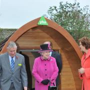 Rolling South Downs perfect backdrop for Queen's opening of youth hostel