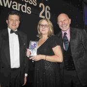 Tracy Smith, of Crawley-based Homes Partnership, won the award in the Sussex Business Awards during a ceremony at The Grand hotel in Brighton