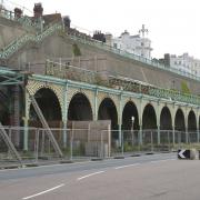 Only 28 arches, instead of 40, could be restored along Madeira Terrace in an effort by the council to cut costs to the project