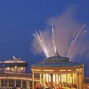 Fireworks at Eastbourne bandstand