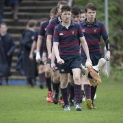 Brighton College in their quarter final clash with Whitgift in a game they ended up losing 28-10
