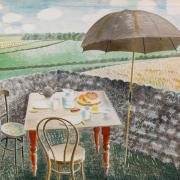 Tea at Furlongs by Eric Ravilious