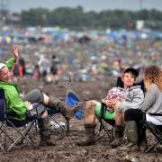 The aftermath of Glastonbury Festival, at Worthy Farm in Somerset