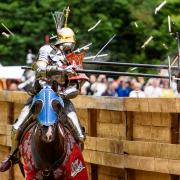 Jousting at Arundel Castle. Picture: Julia Claxton