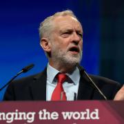 Labour leader Jeremy Corbyn speaking at the TUC conference at the Brighton Centre in Brighton. Picture: Gareth Fuller/PA Wire